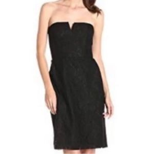 NWOT Donna Morgan Strapless Lace Cocktail Dress